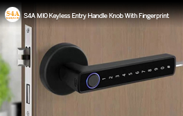 S4A M10 Keyless Entry Handle Knob With Fingerprint