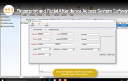 Fingerprint and Facial Attendance Access System Software video