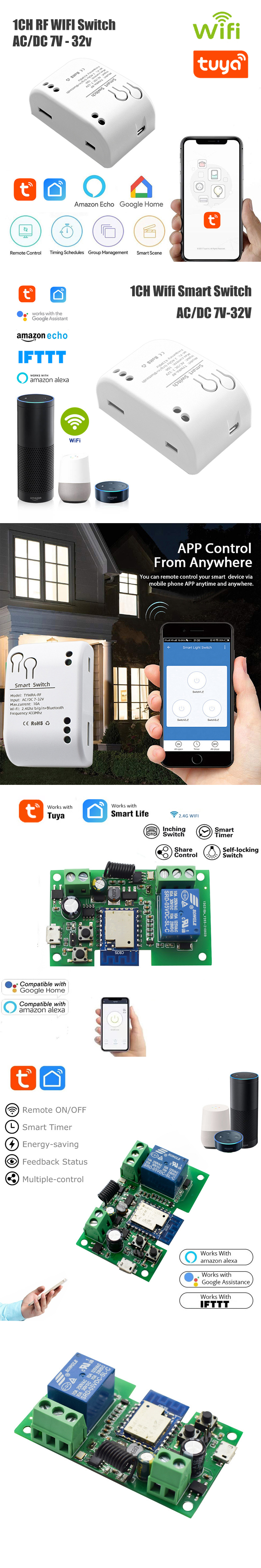 Tuya Wifi Switch Button