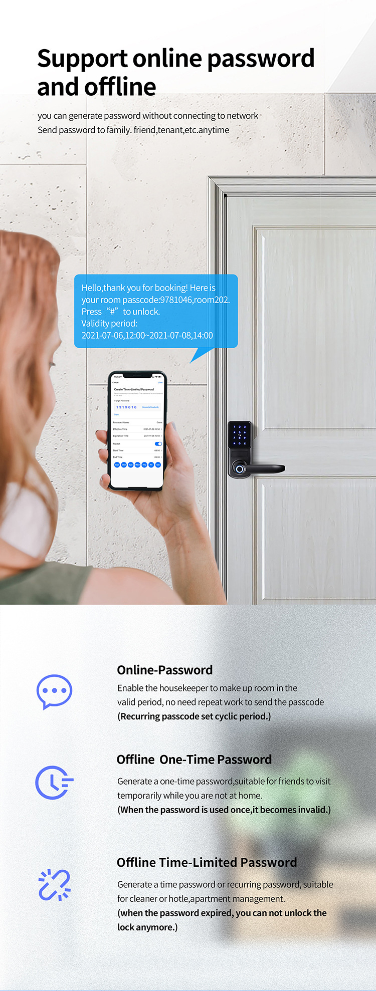 Keyless Fingerprint Door Lock