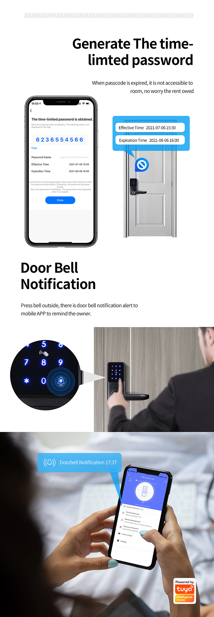 Keyless Fingerprint Door Lock