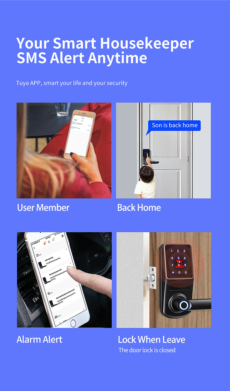 Keyless Fingerprint Door Lock