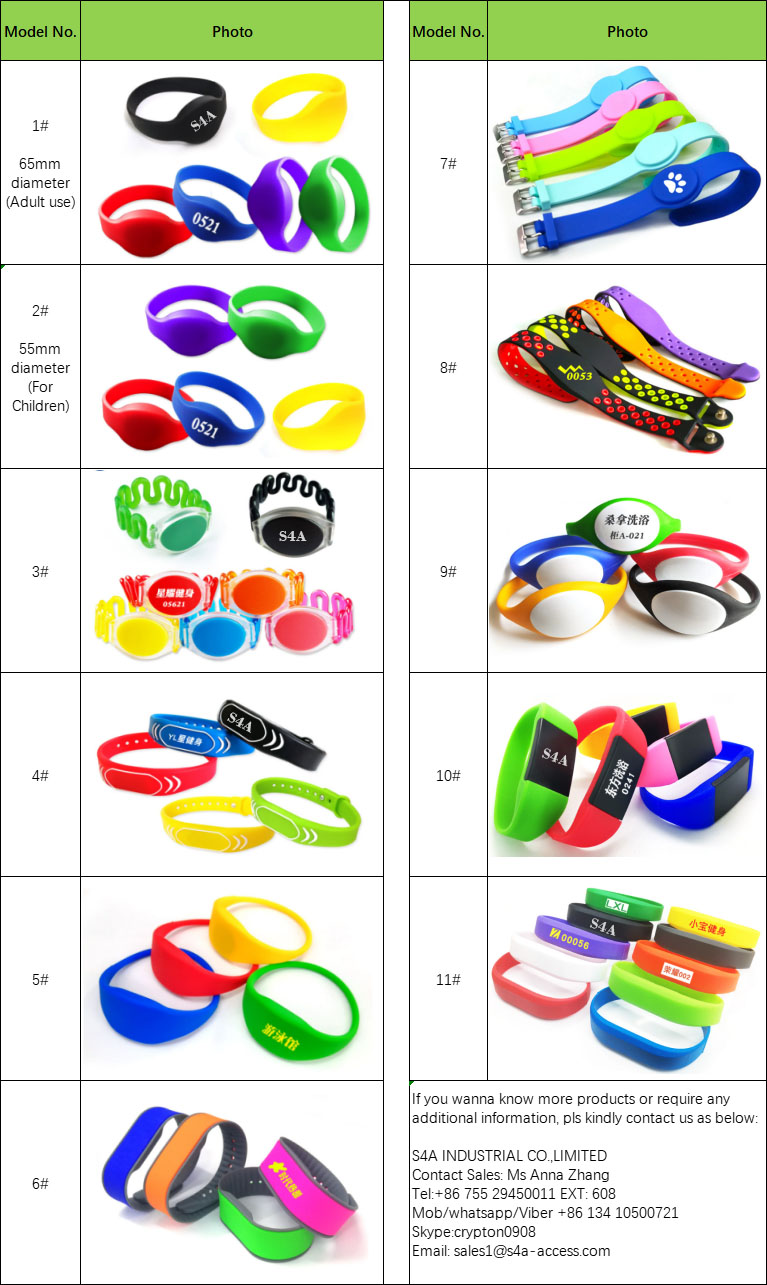 S4A Silicone bracelet