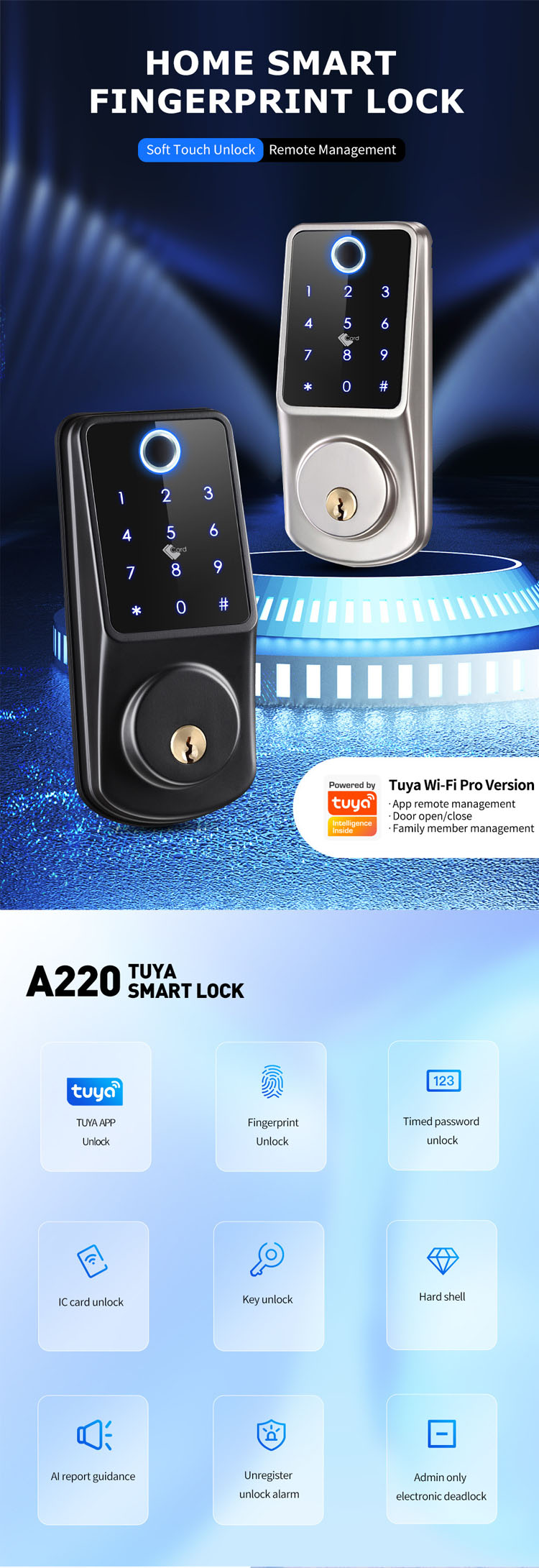 TTLock App Smart Digital Door Lock