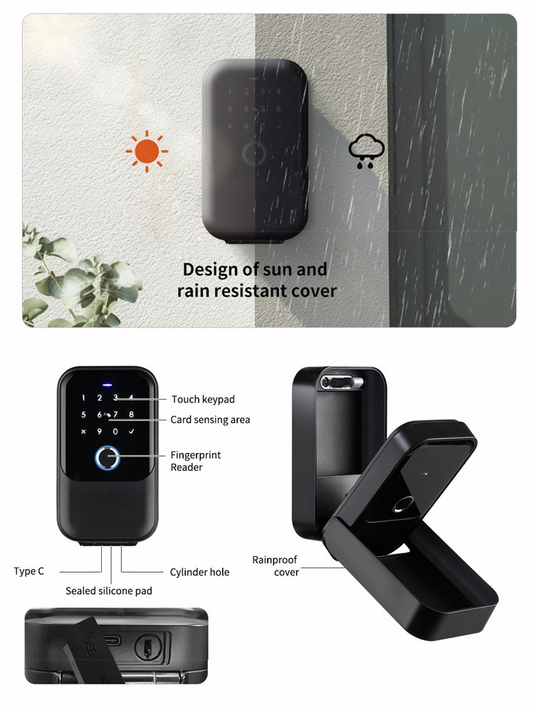 Waterproof Smart Key Box 