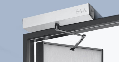 Why does the 90-degree automatic swing door opener suddenly lose power?