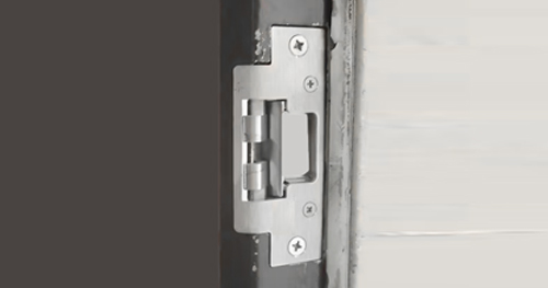 What types of doors are compatible with electric strike locks?