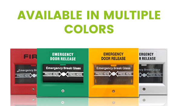 Guide to Choosing S4A Different Colors of Emergency Break Glass Exit Button