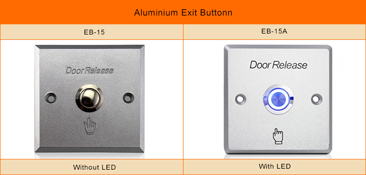 The difference between aluminum alloy access control switches